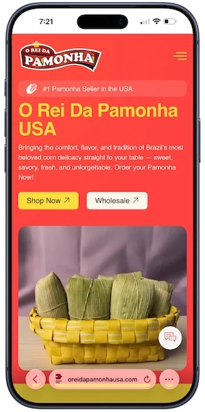 O Rei da Pamonha USA mobile view